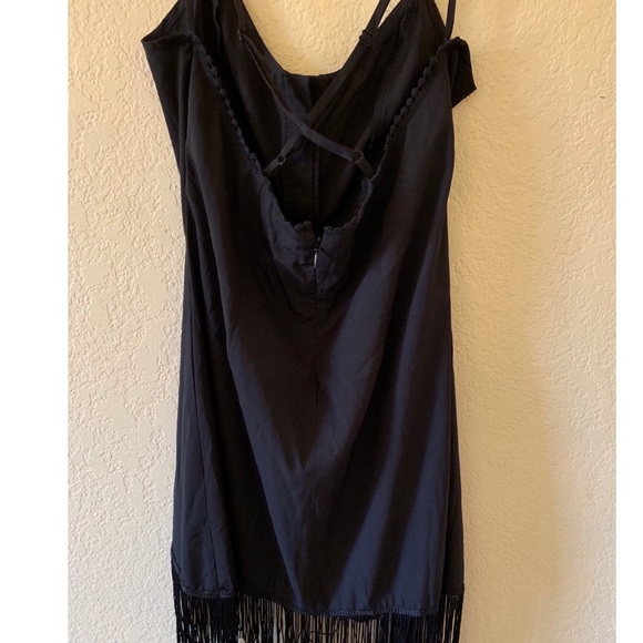 NBD Mamasita black fringe dress - Picture 4 of 6